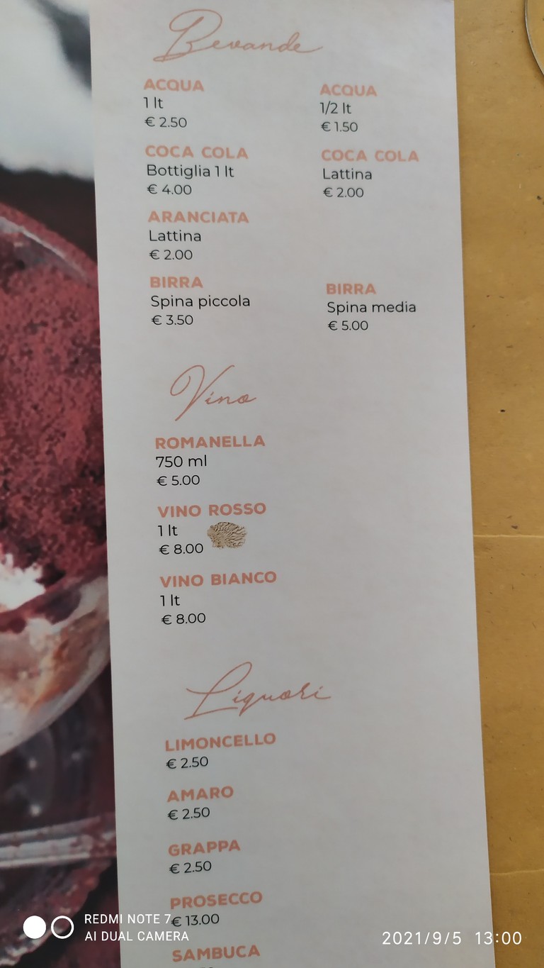La Fraschetta Tuscolana menu 4