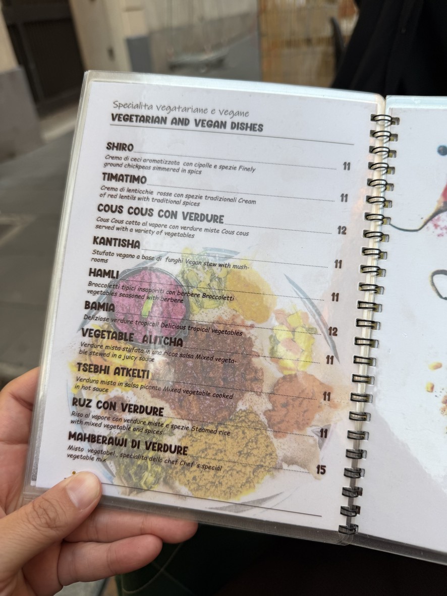 Asmara Restaurant menu 4