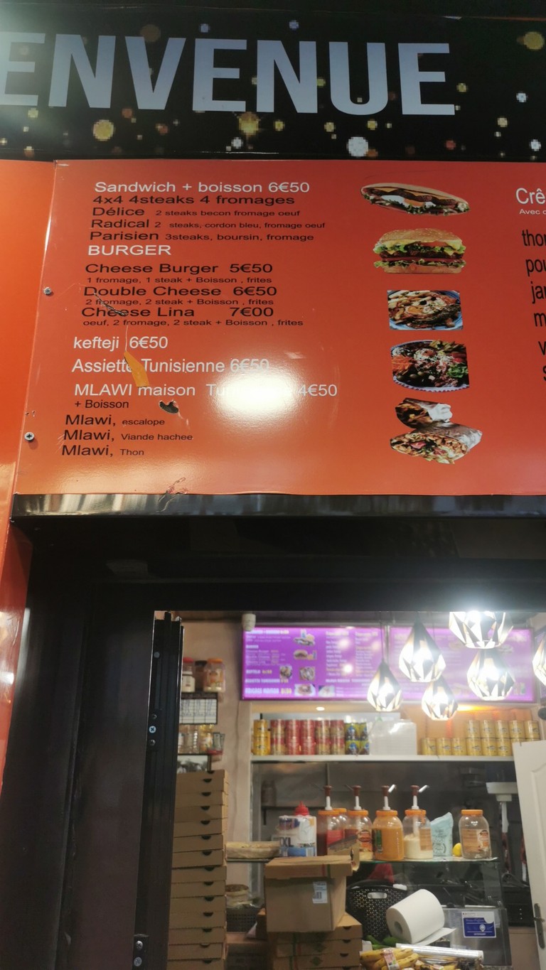 Restaurant Lina Bonjour - Paris 18e I Restaurant I Restaurant Tunisien I Halal I Street Food I menu 3