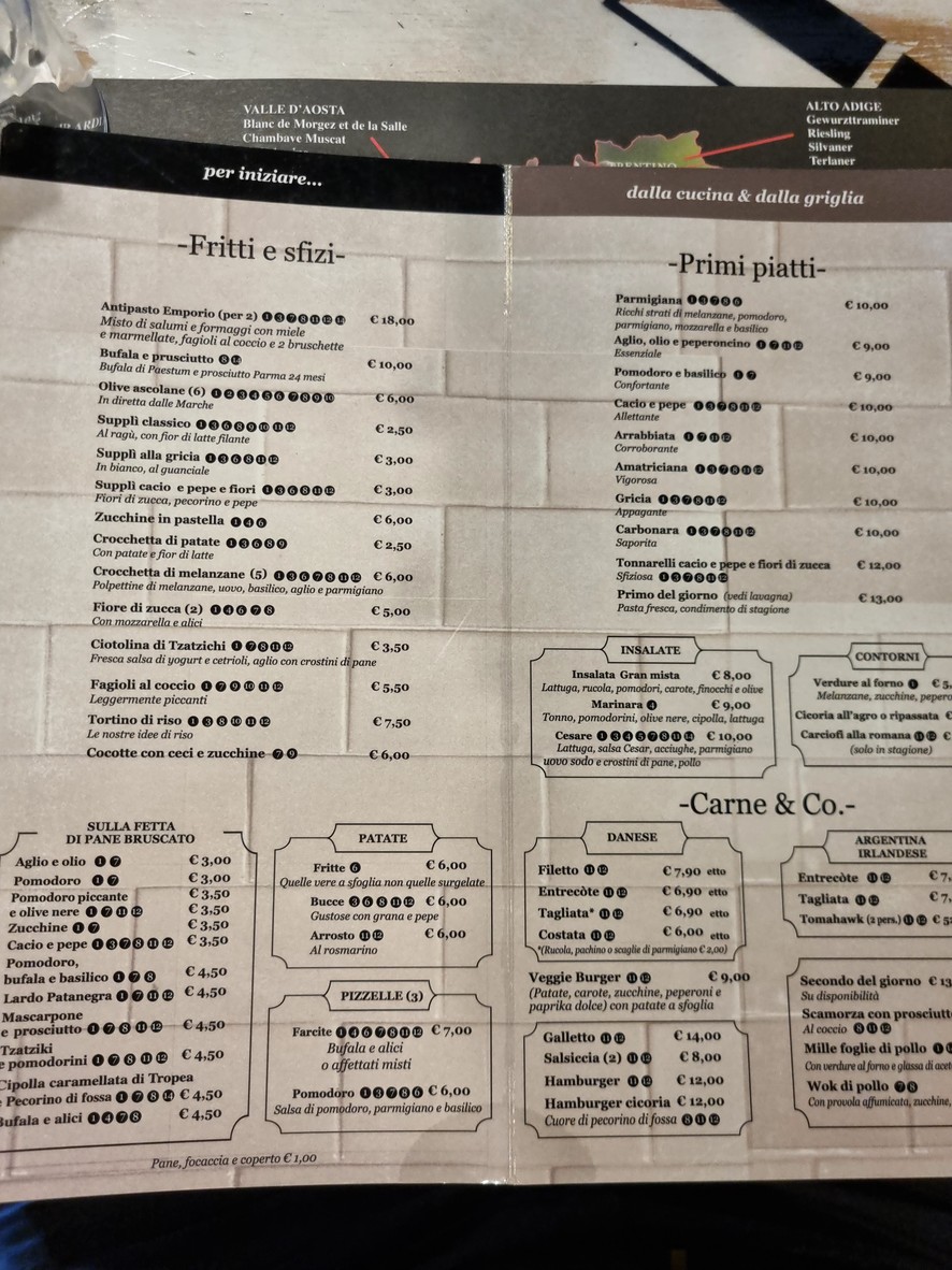 Emporio menu 1