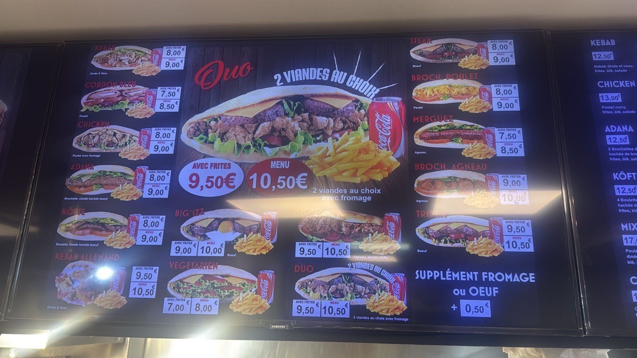 Restaurant Istanbul menu 2