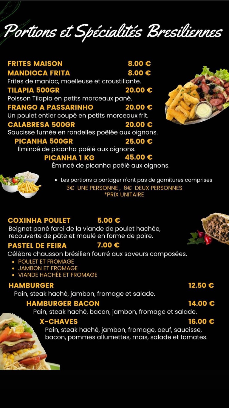 Le Chaves menu 5