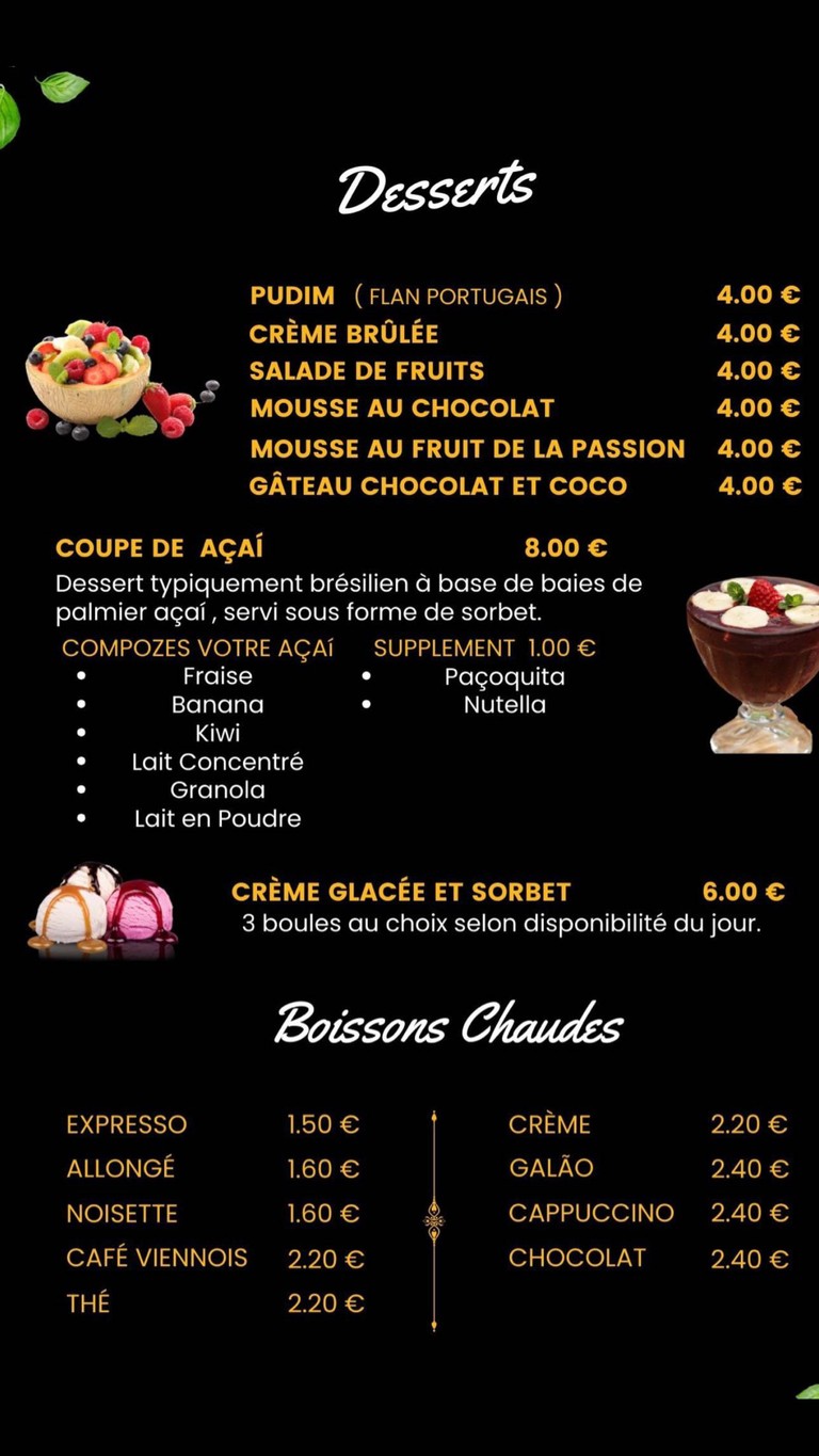 Le Chaves menu 7