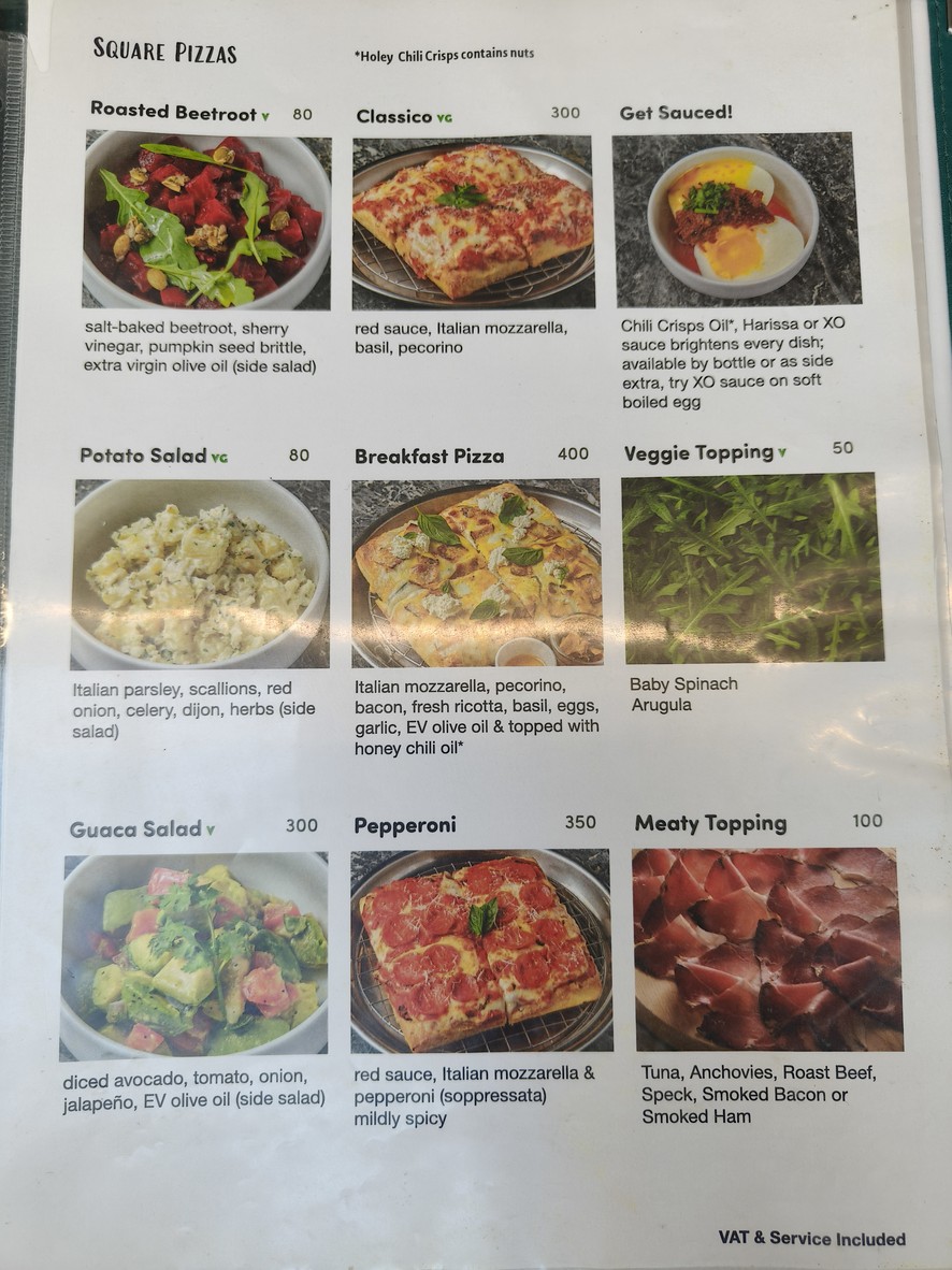 Holey Artisan Bakery and Cafe menu 3