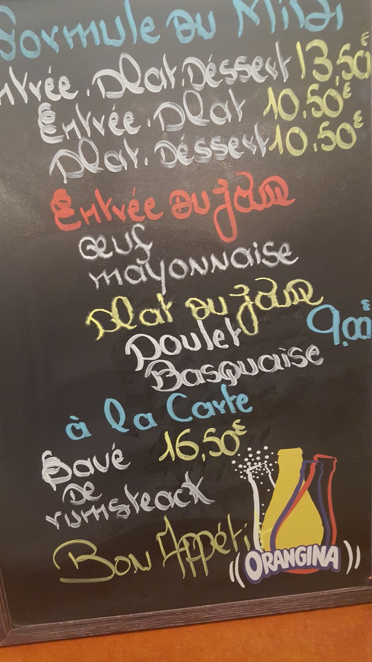 Le Terminus de Saint-Denis chez moustache menu 2