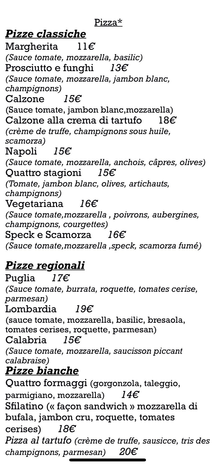 La Stazione menu 2
