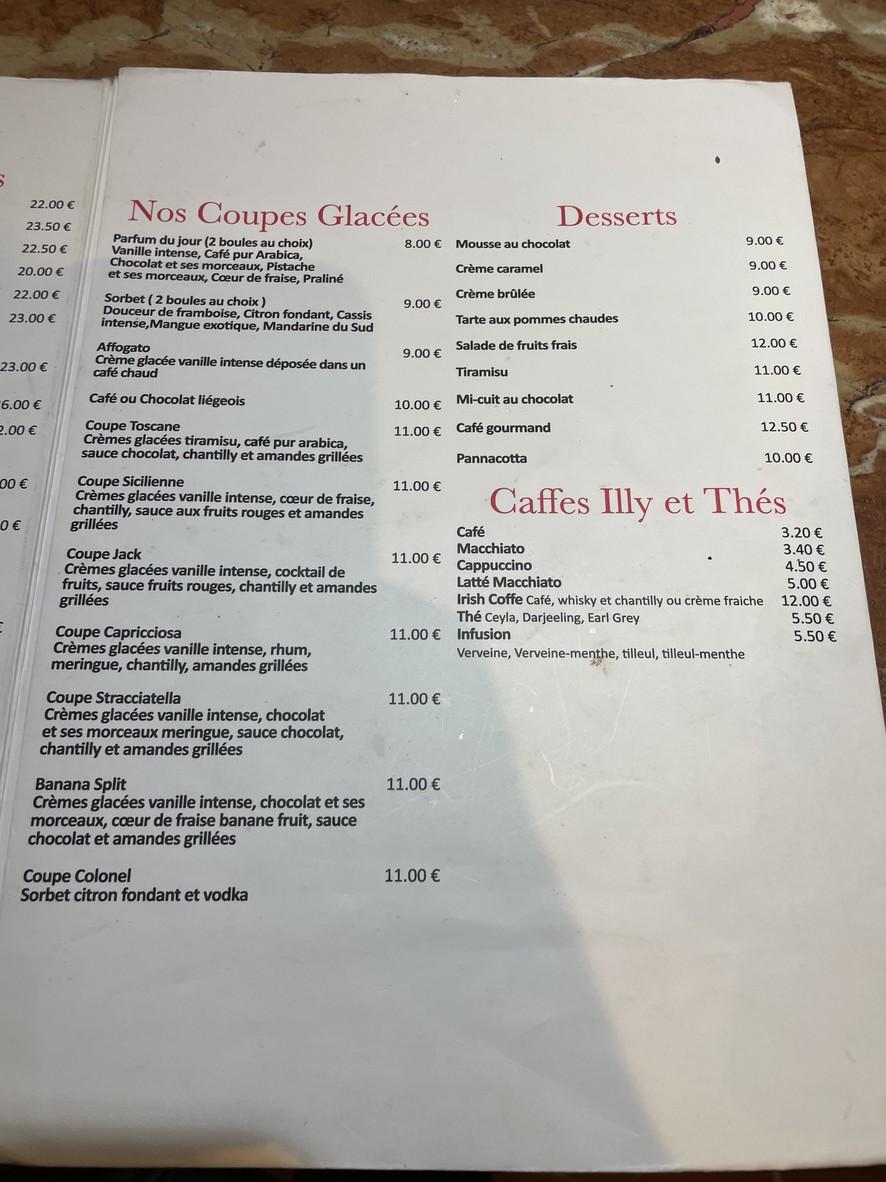 La Capricciosa menu 4