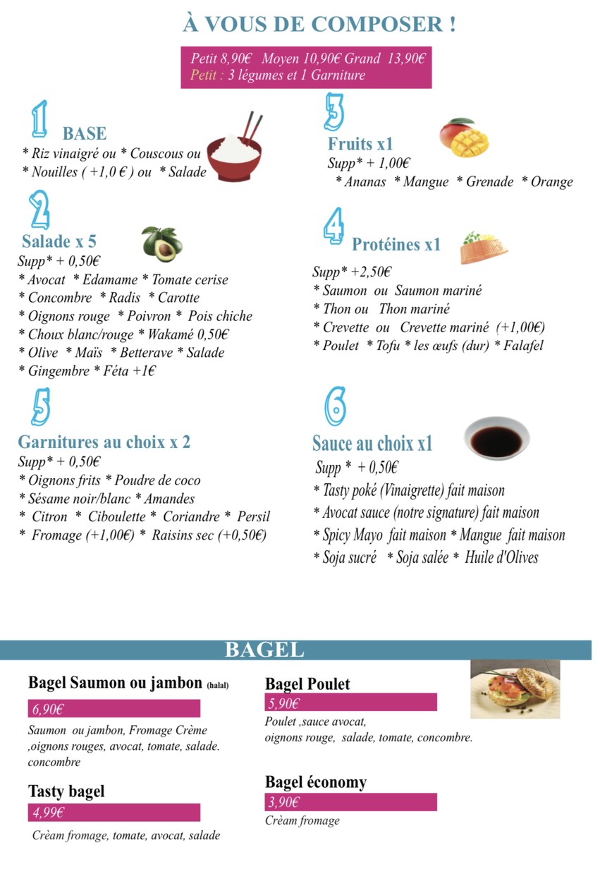 Poke Burger menu 2
