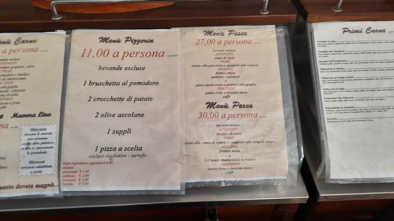 Primavera da Vladimiro menu 1
