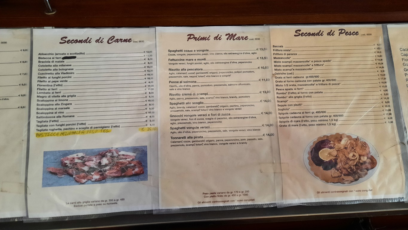 Primavera da Vladimiro menu 2