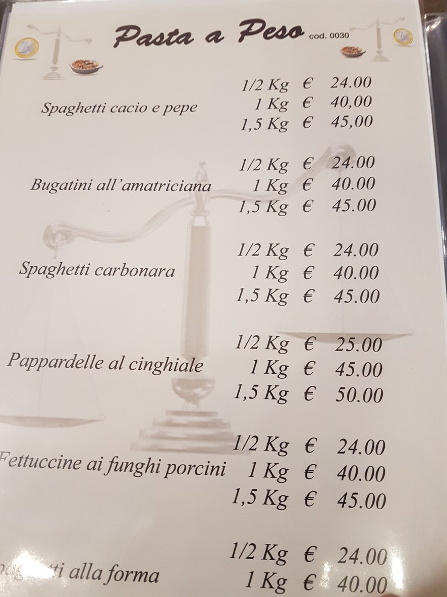 Primavera da Vladimiro menu 3