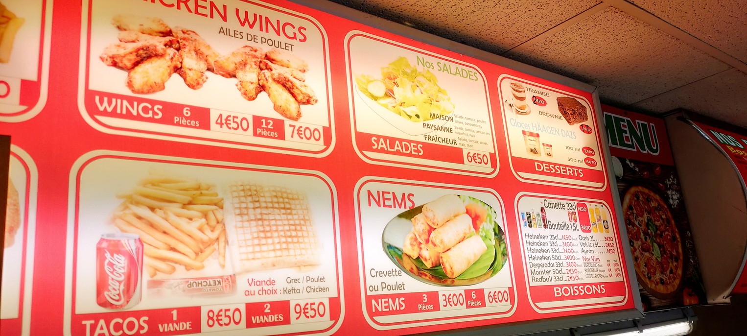 Caverne A Pizza menu 2