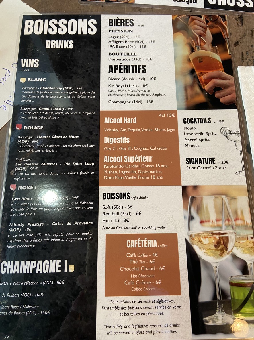 La 3ème Mi-Temps menu 4
