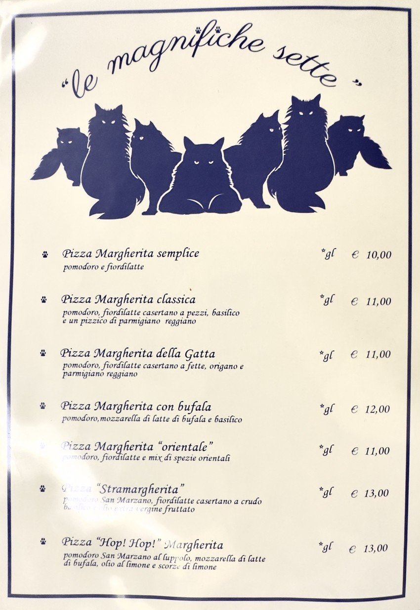 La Gatta Mangiona menu 2