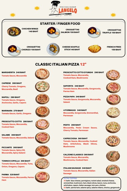 Langelo Pizza Sathorn (取货和配送)