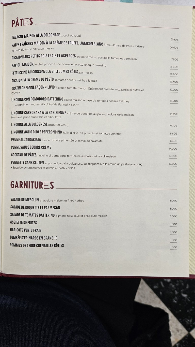Livio menu 3
