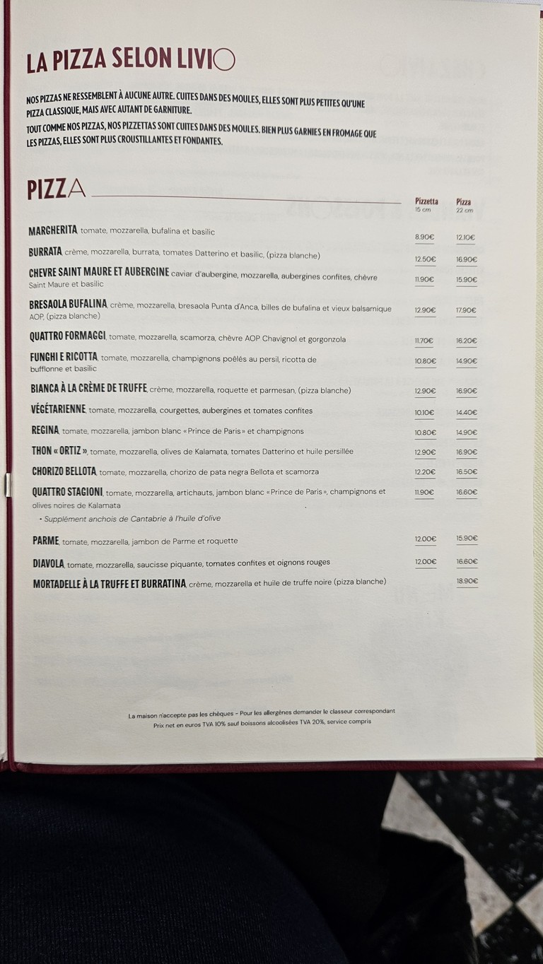 Livio menu 4
