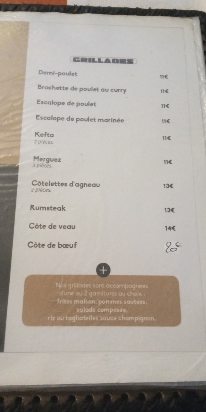 La Brochette Dorée Ivry sur seine menu 3
