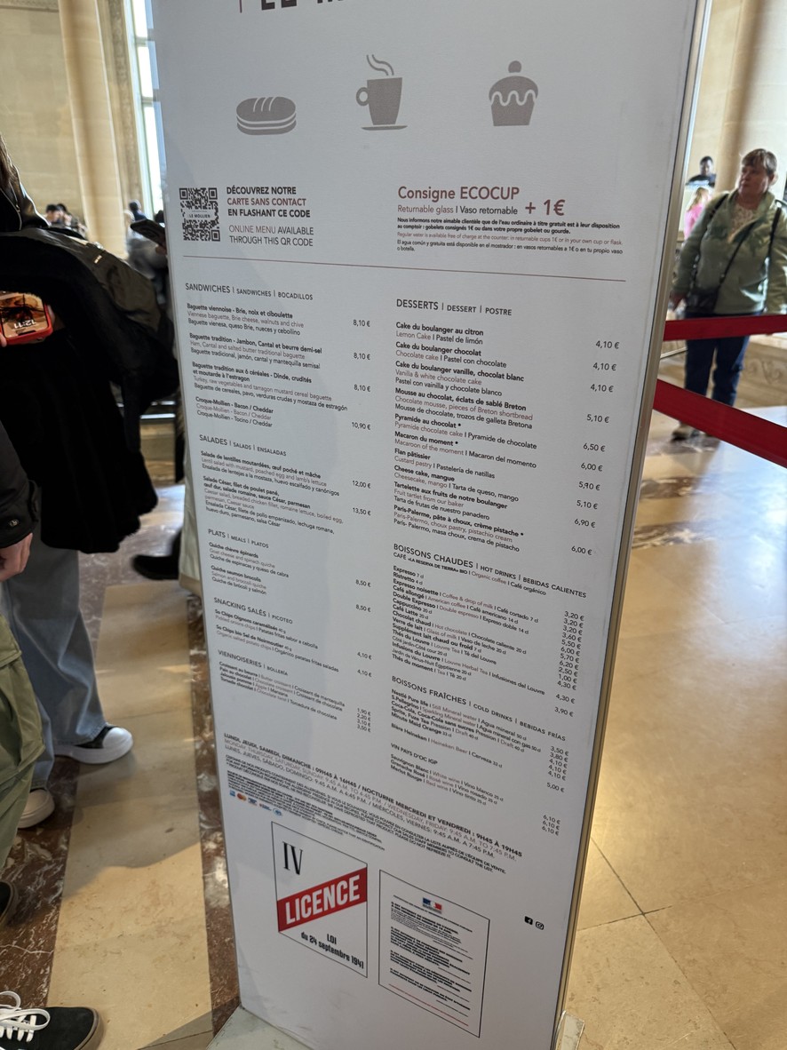 Café Mollien menu 1
