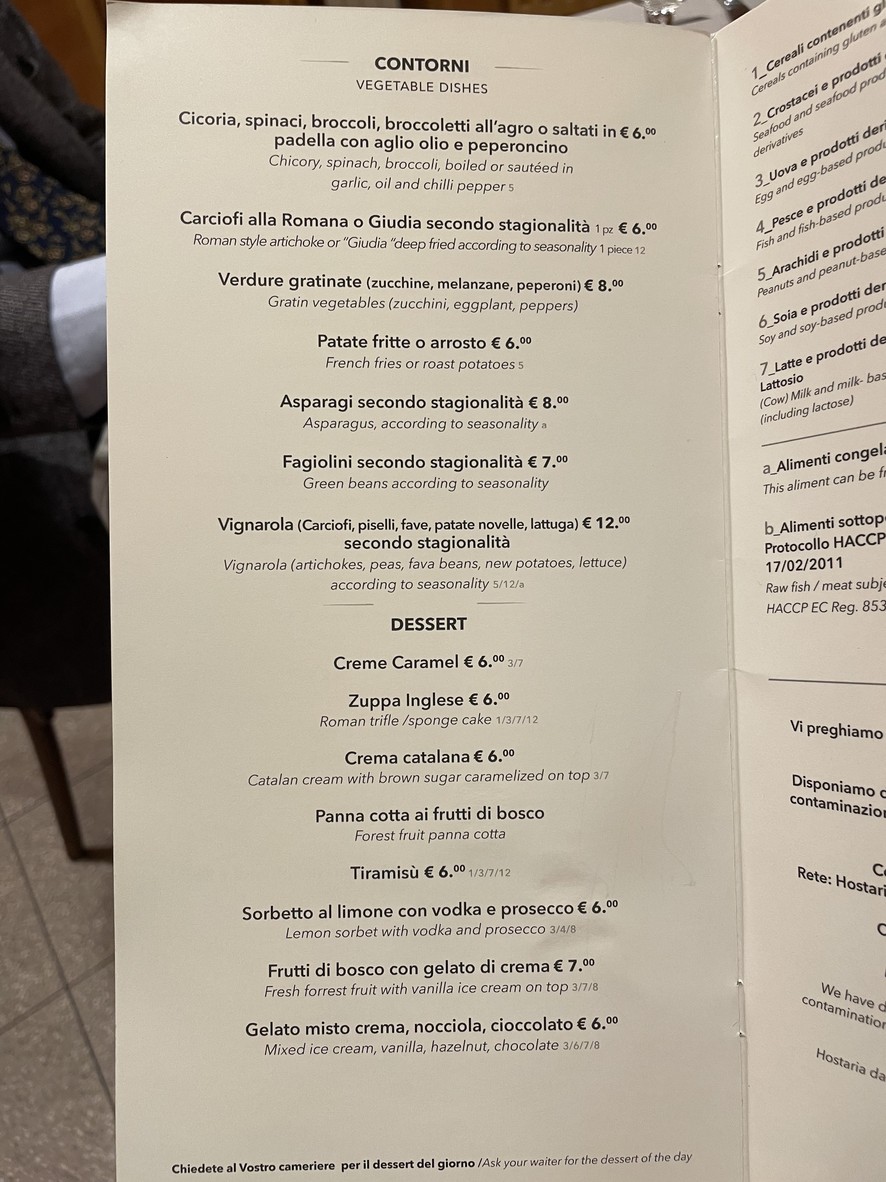 Ristorante da Vincenzo menu 4