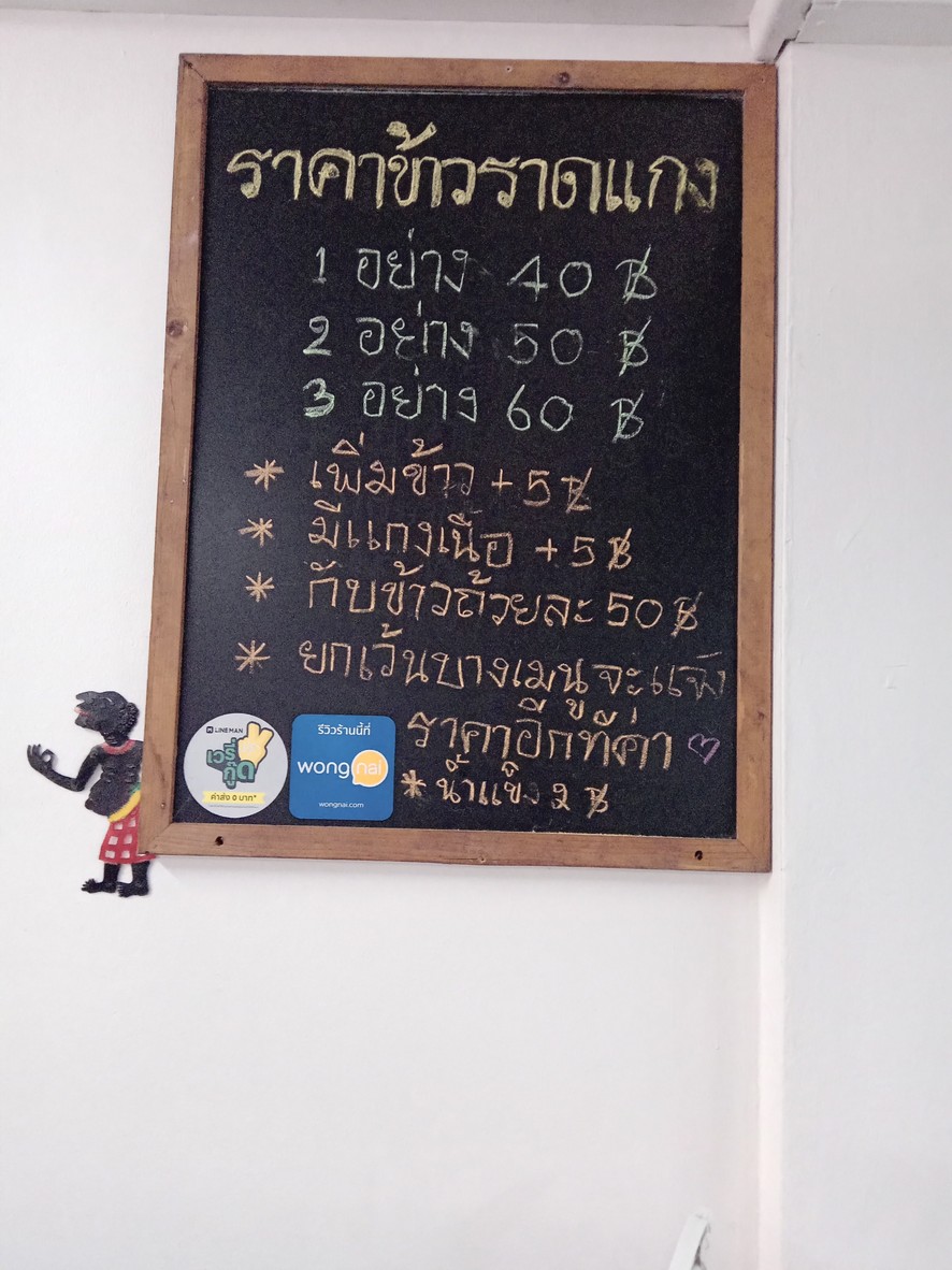 Mueang Lung (Roi Ni) Khao Gaeng Tai Sut Phatthalung menu 1