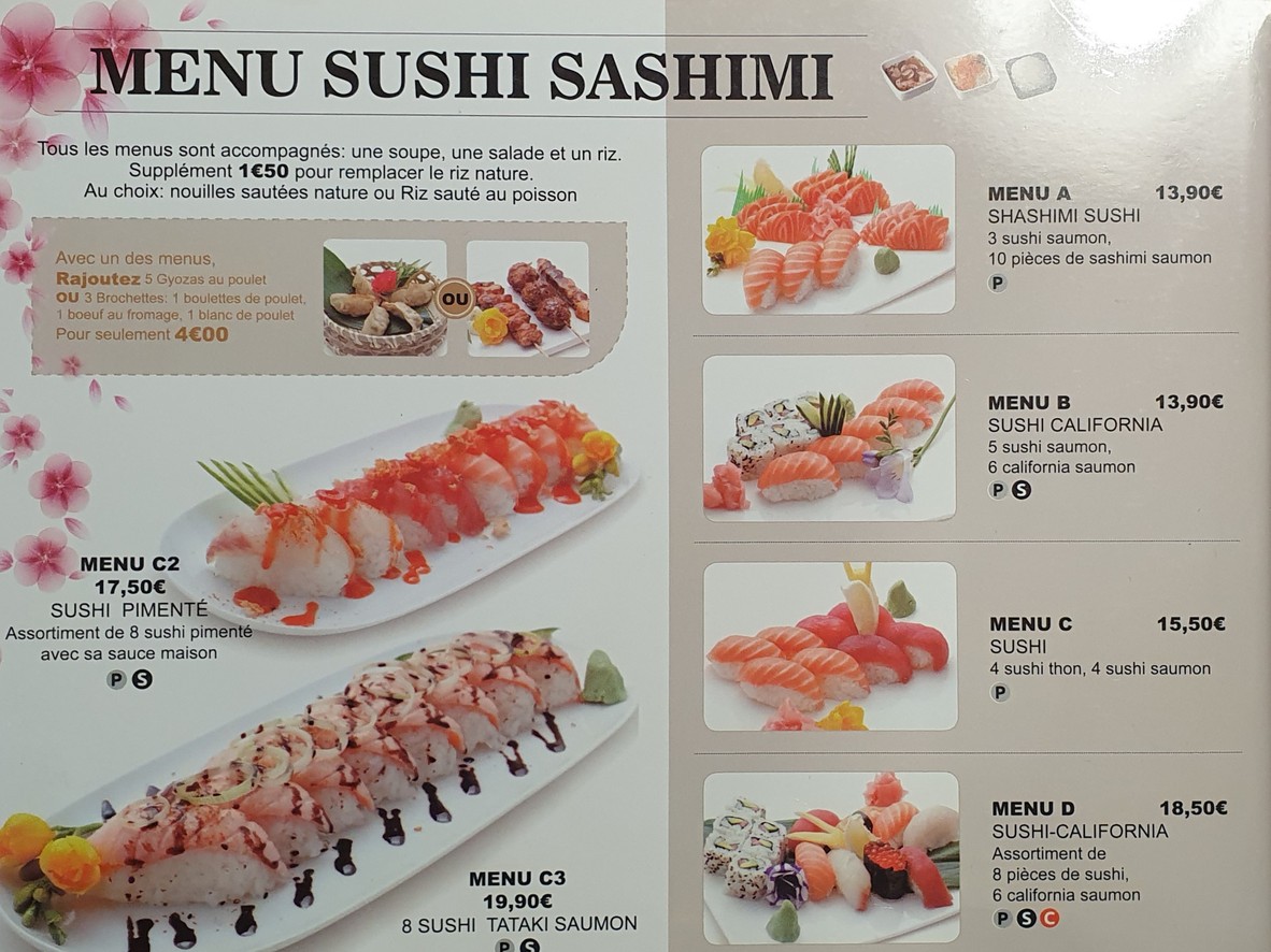 Royal Tokyo Restaurant menu 2