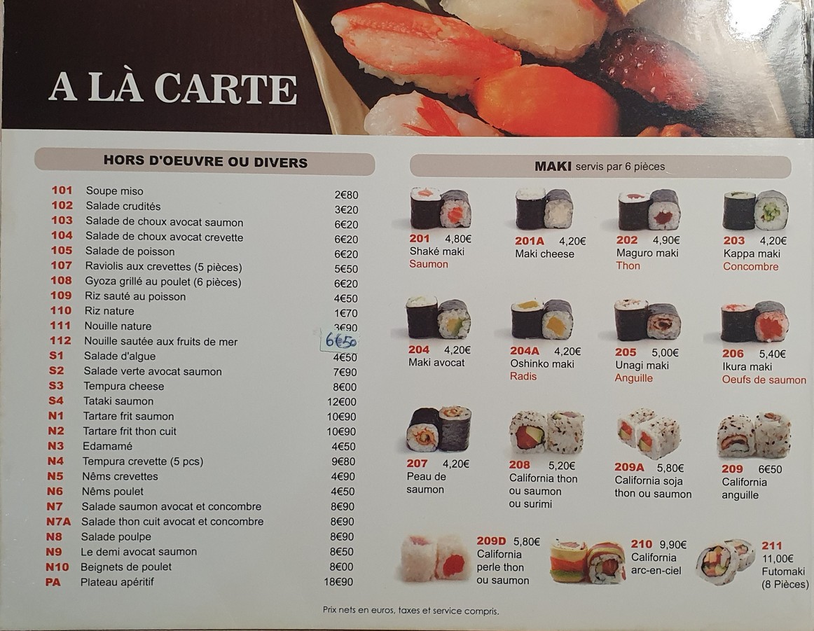 Royal Tokyo Restaurant menu 6