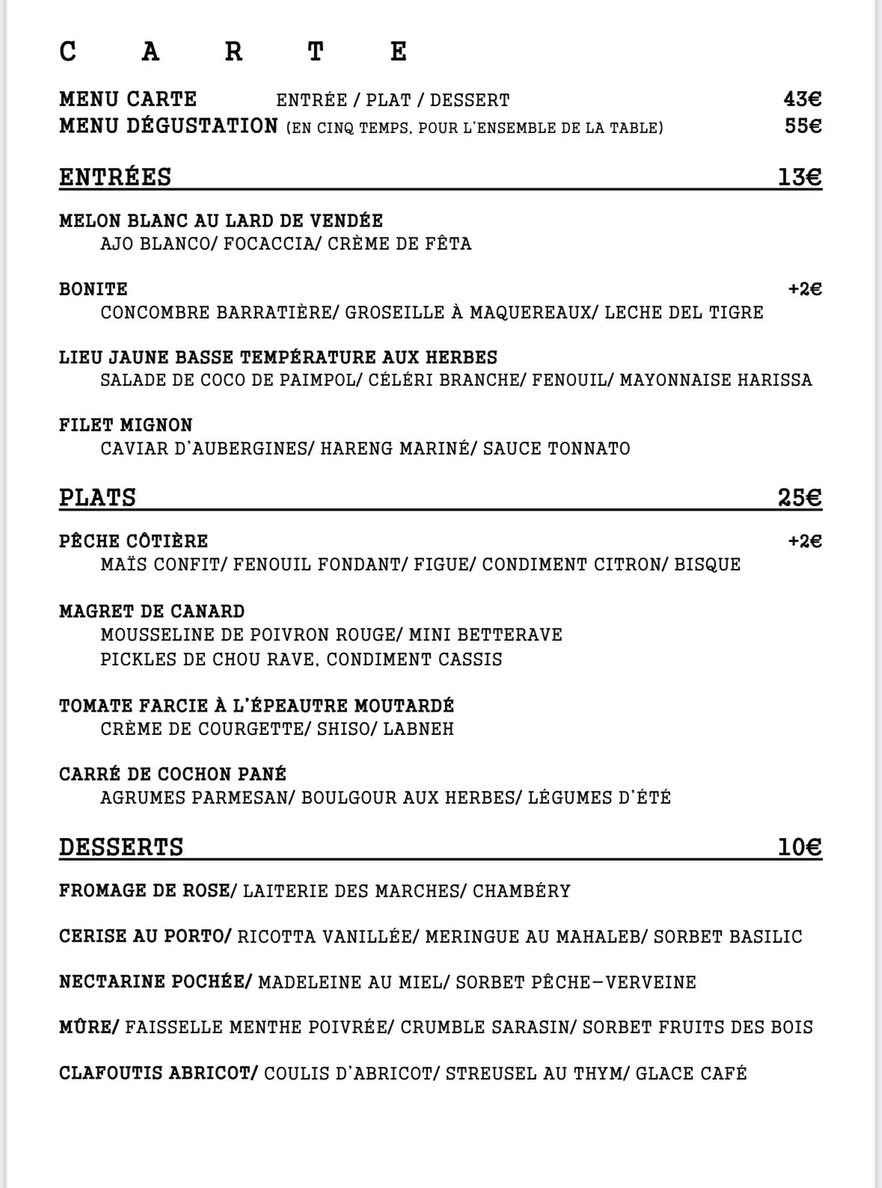 Caillebotte menu 1