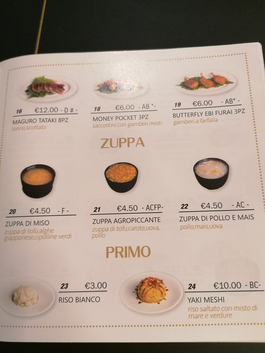 Moki Japanese Restaurant menu 1