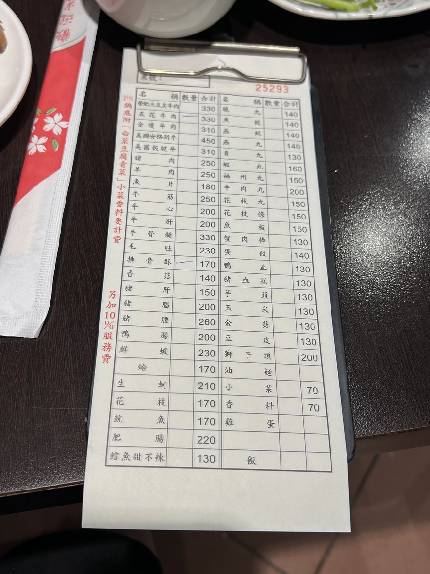 Qīngxiāng shāchá huǒguō tèzhì shāchá jiàng menu 1