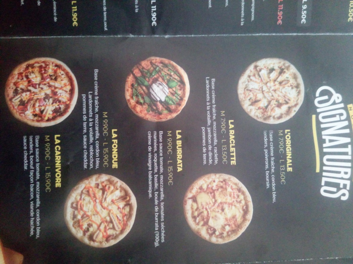 Five Pizza Original - Paris 15 - St Charles menu 3