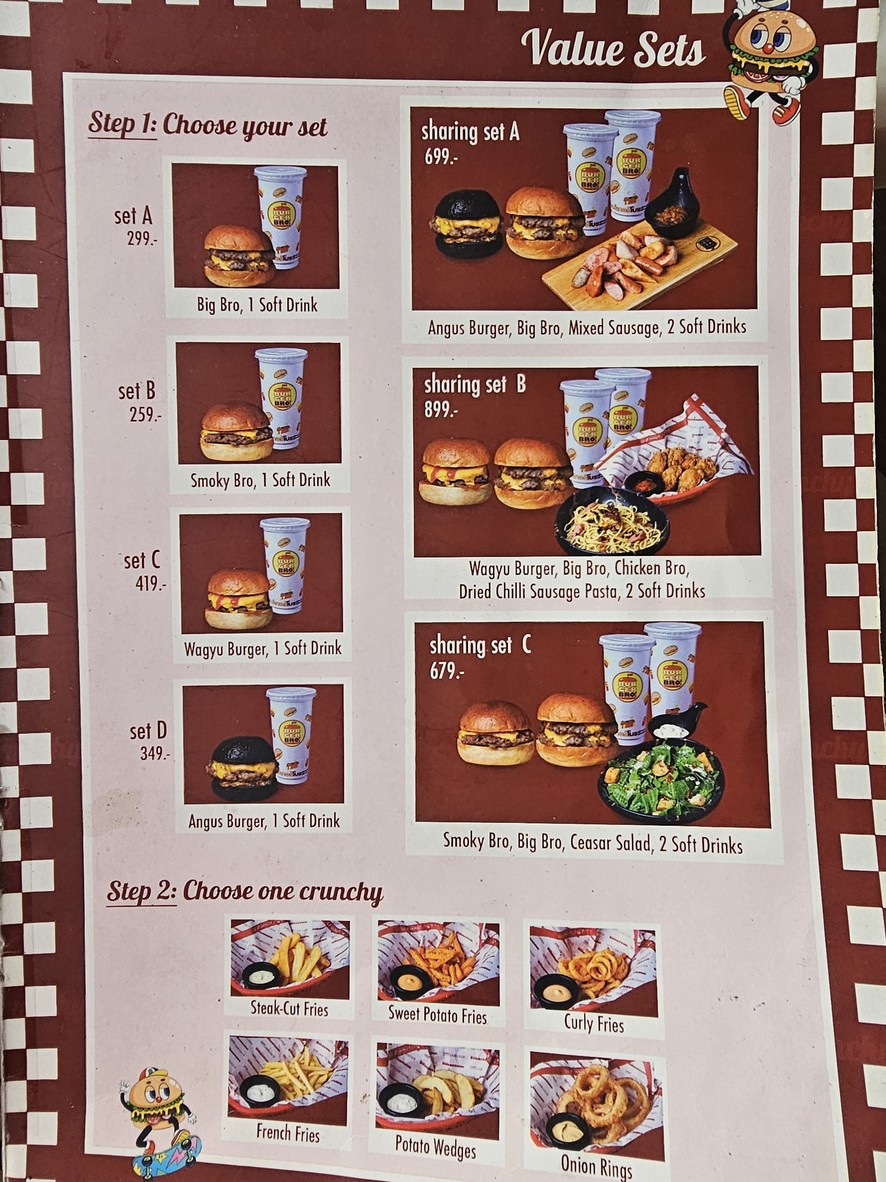 Burger Bro menu 6