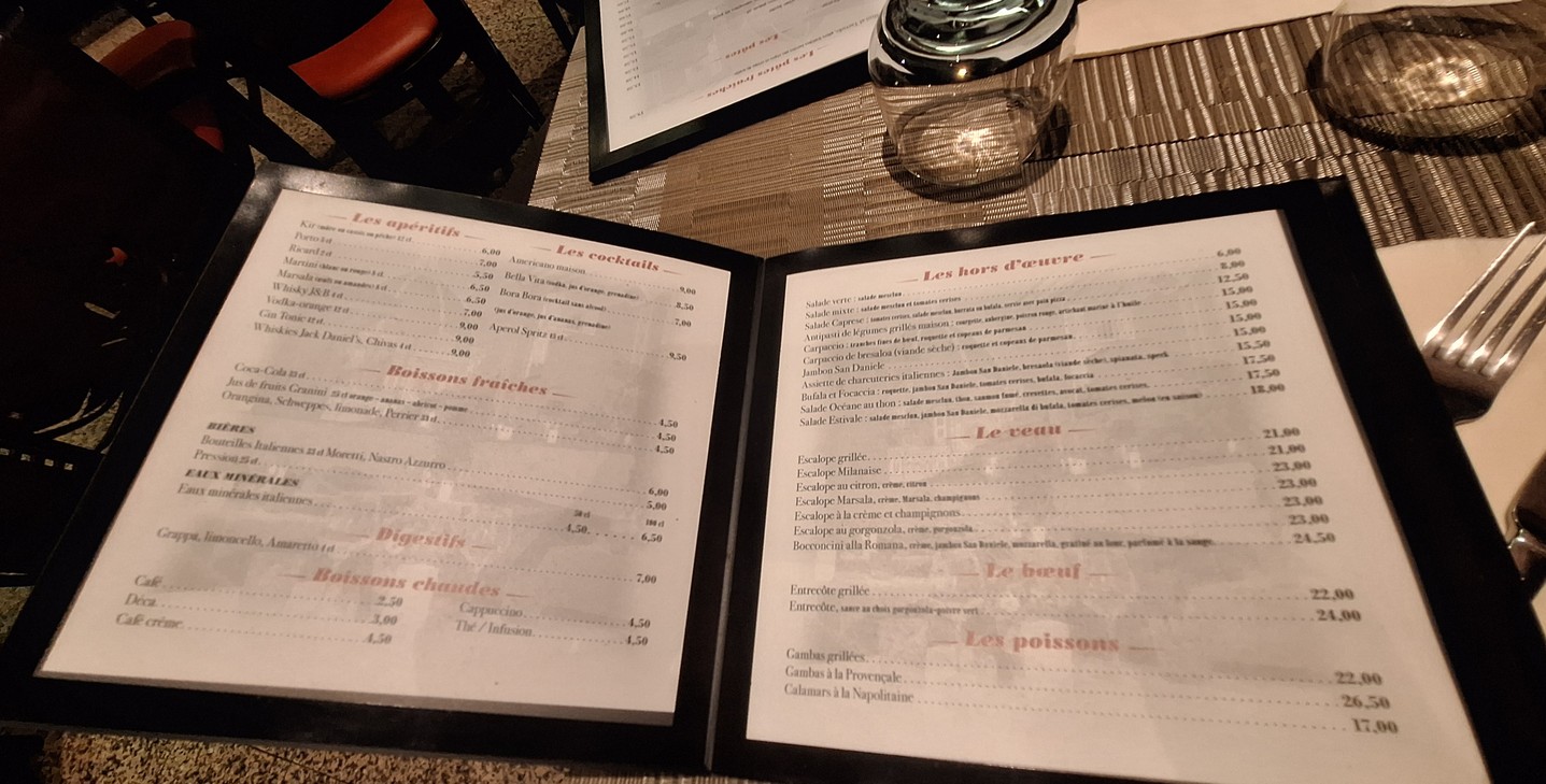 Pizzeria Al Duomo menu 1