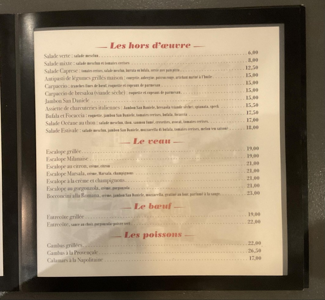 Pizzeria Al Duomo menu 2
