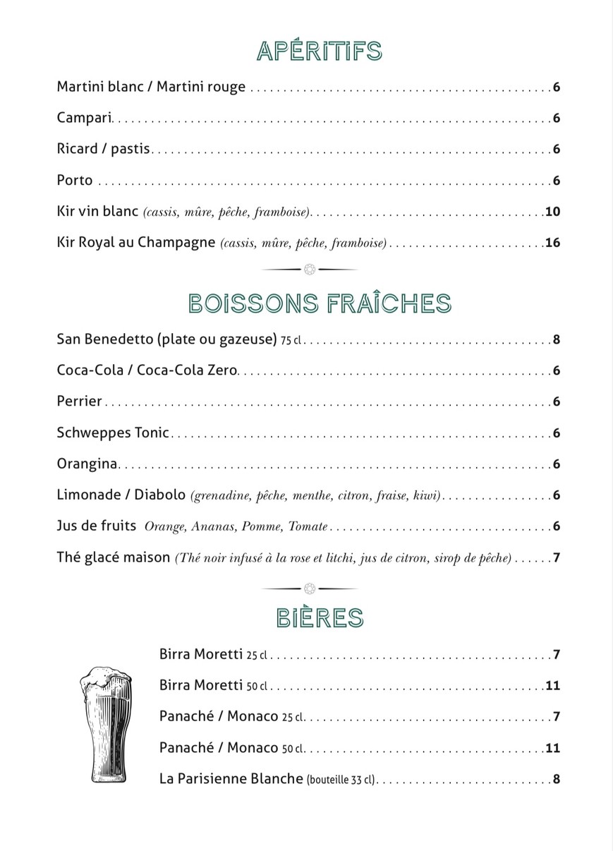 Marcello By Venice menu 1