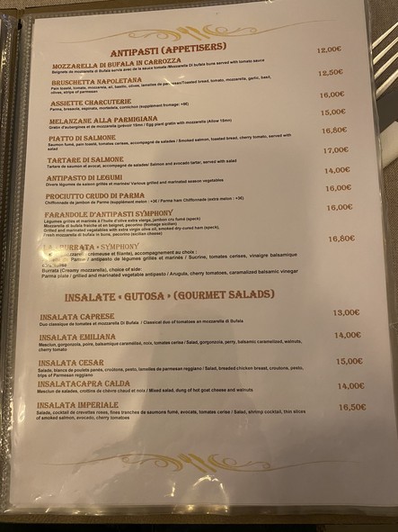 Symphony | Restaurant Italien/ Traiteur/ Room Events | Restaurant Villette | Restaurant Paris 19