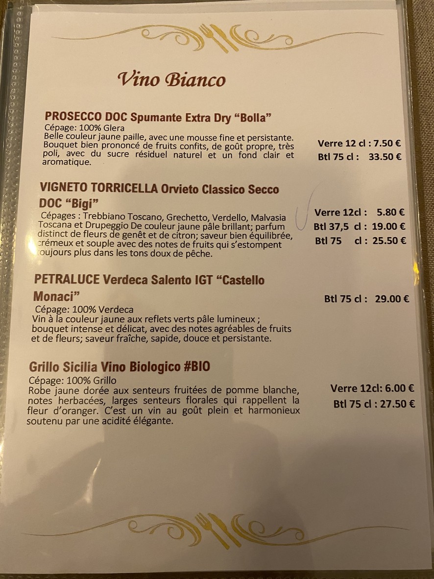 Symphony | Restaurant Italien/ Traiteur/ Room Events | Restaurant Villette | Restaurant Paris 19 menu 3