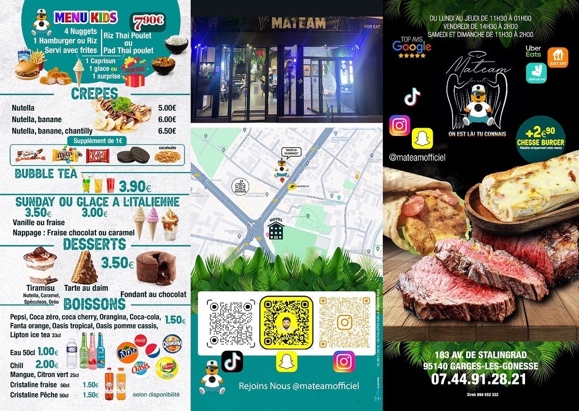 Mateam menu 1