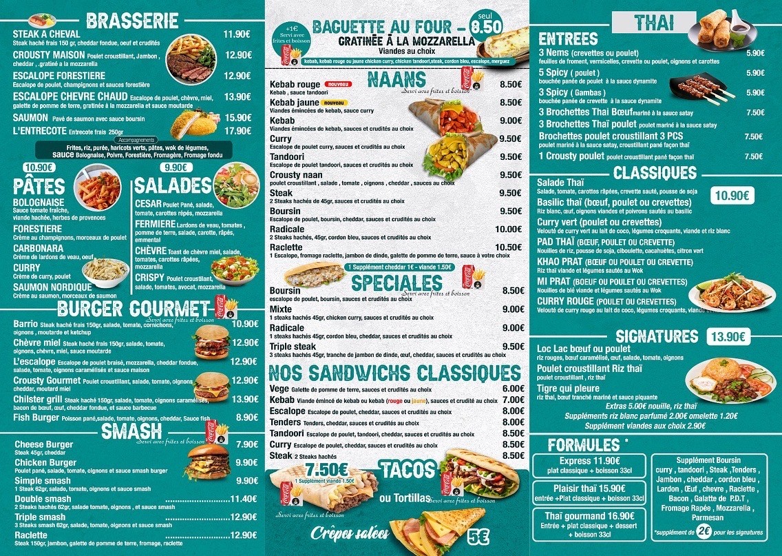 Mateam menu 2