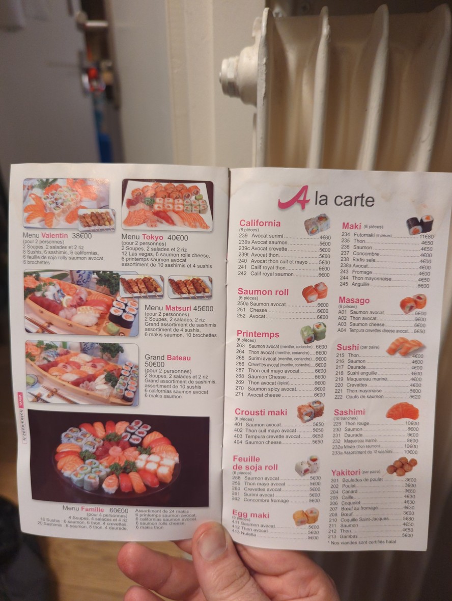 Hokkaido menu 6