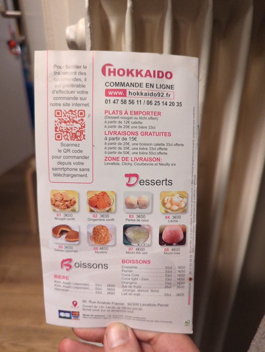 Hokkaido menu 7