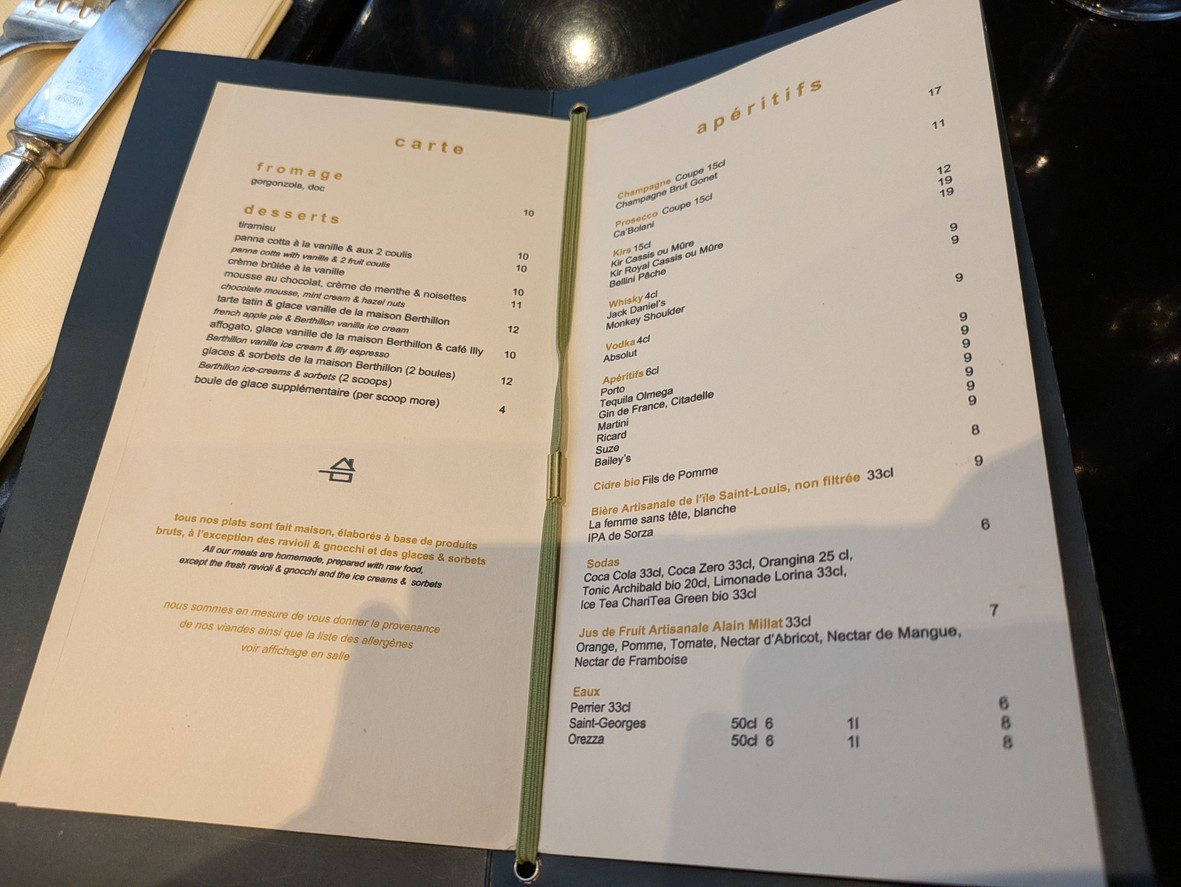 Sorza menu 3