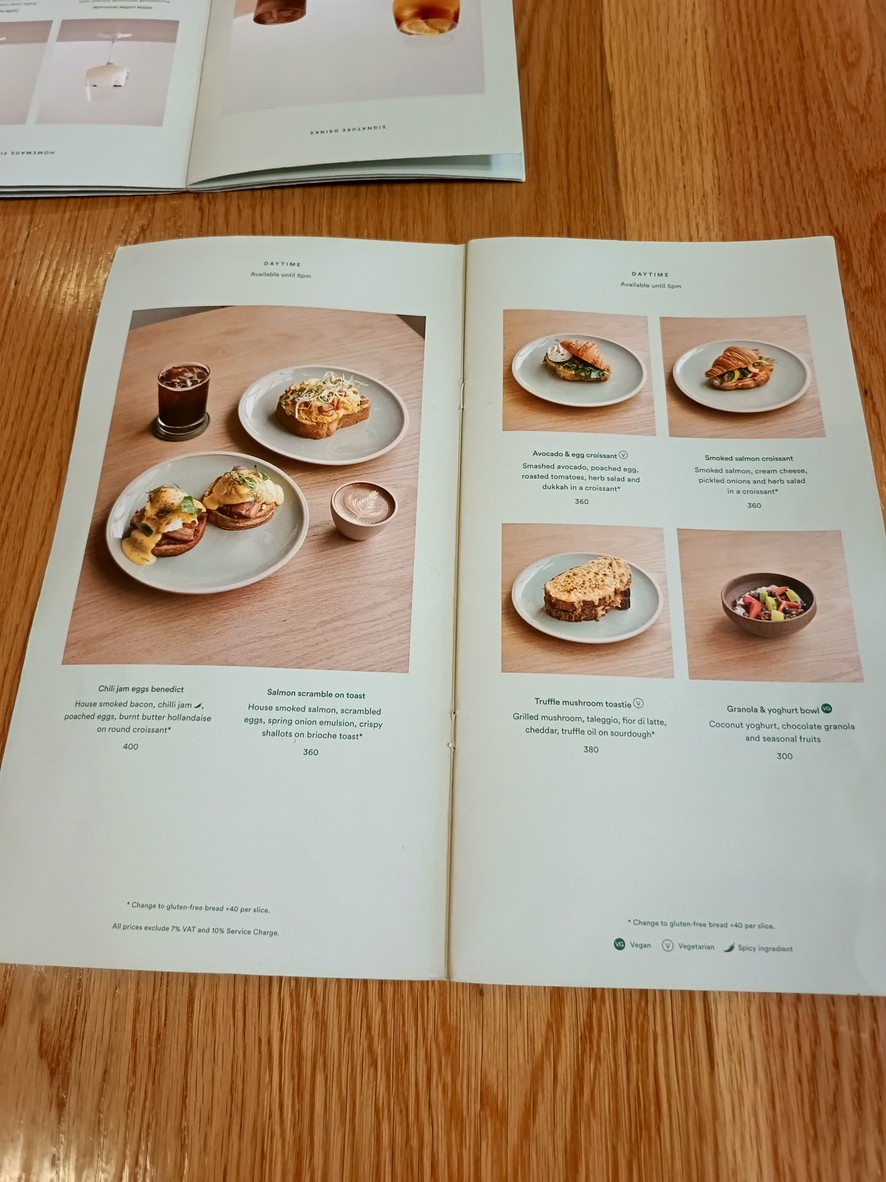 Sarnies Bangkok menu 2