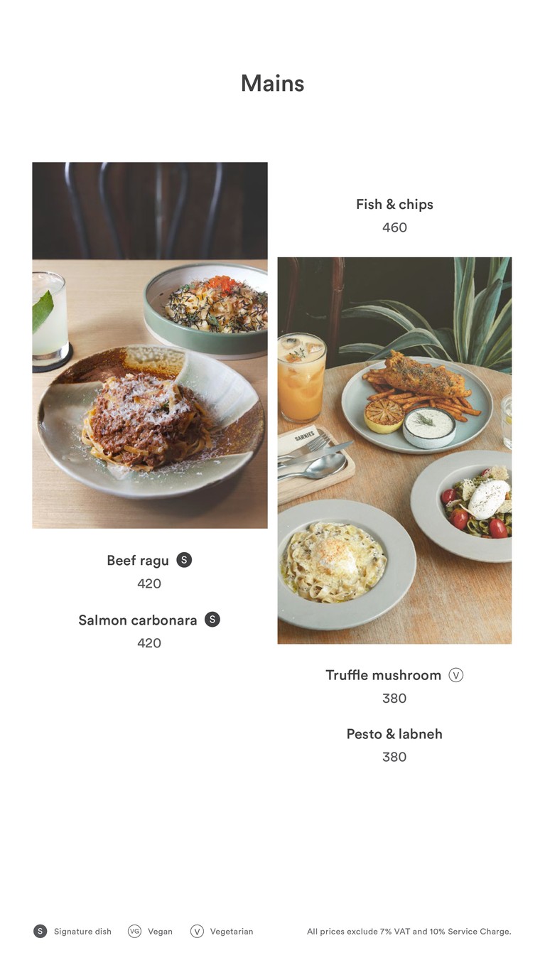 Sarnies Bangkok menu 6