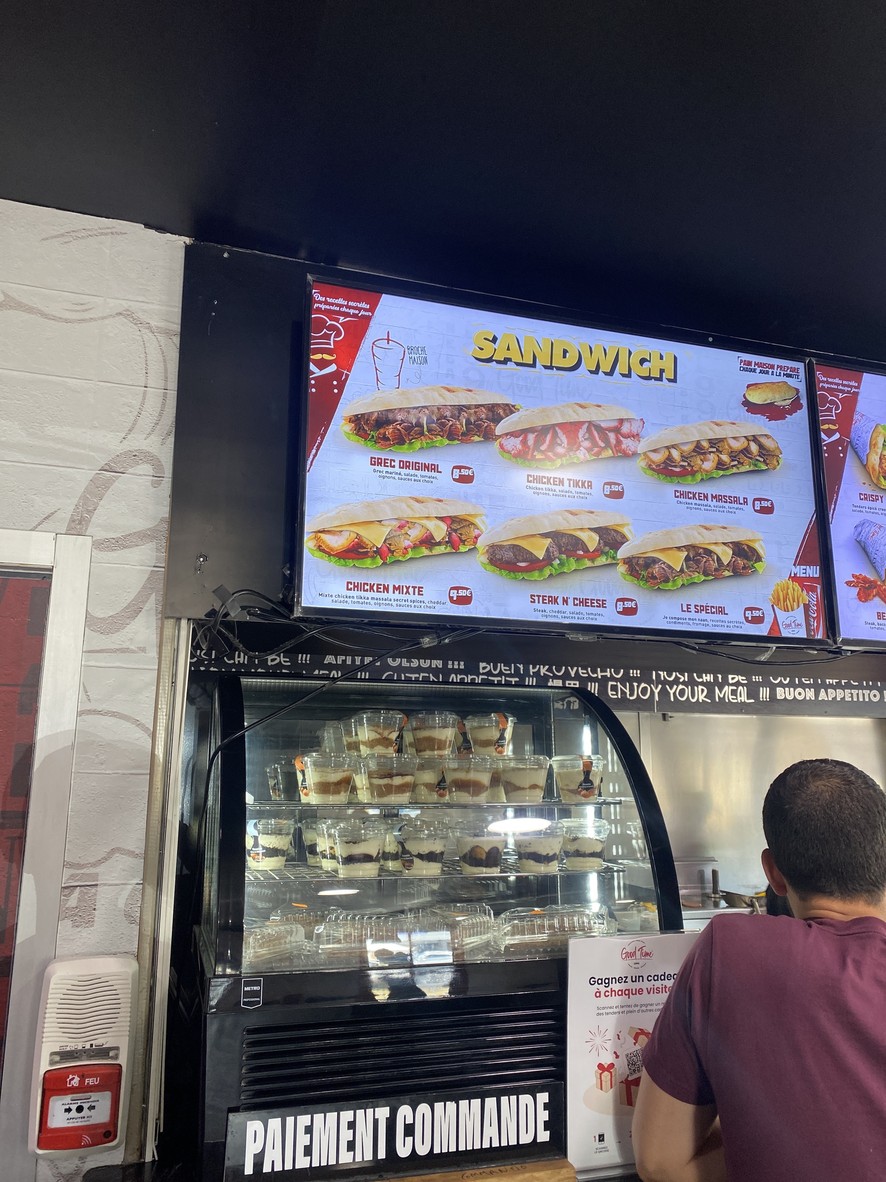 Good time menu 1