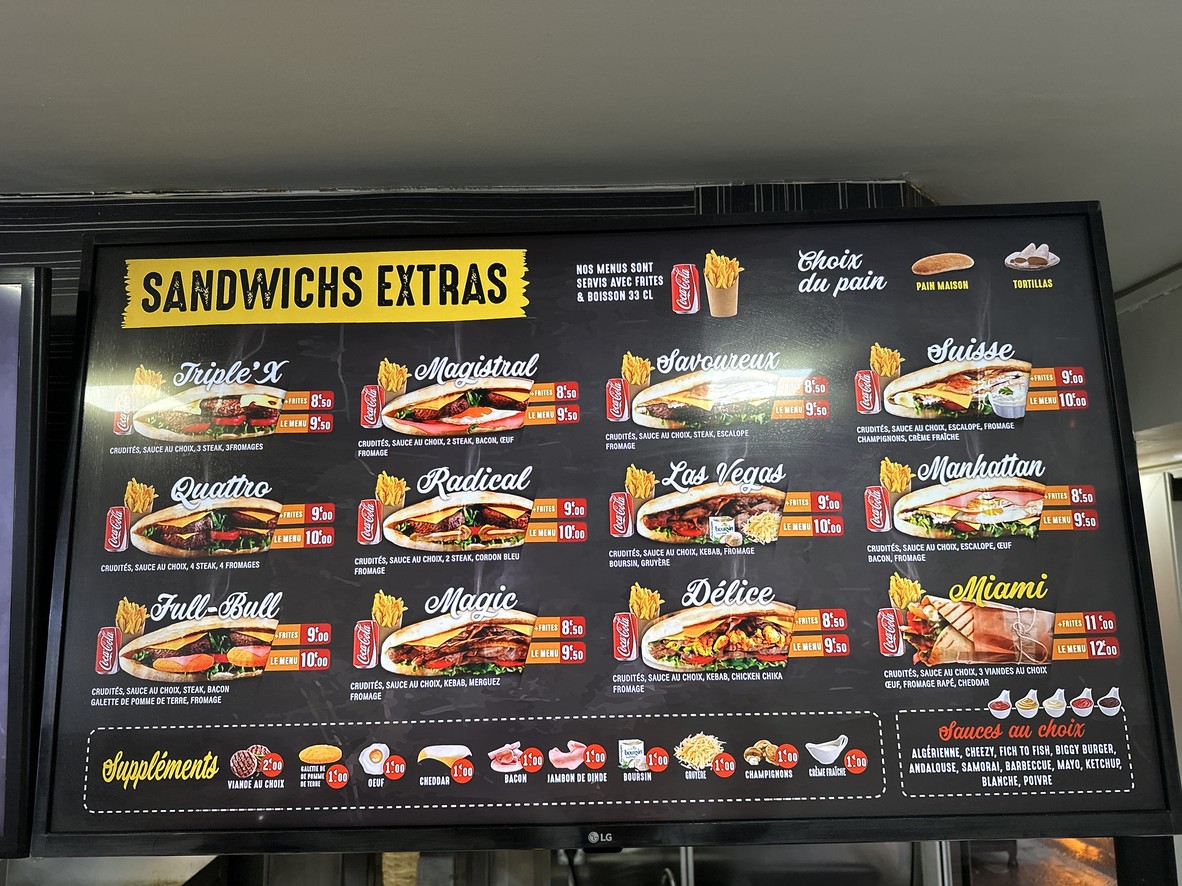 L'assiette express menu 2