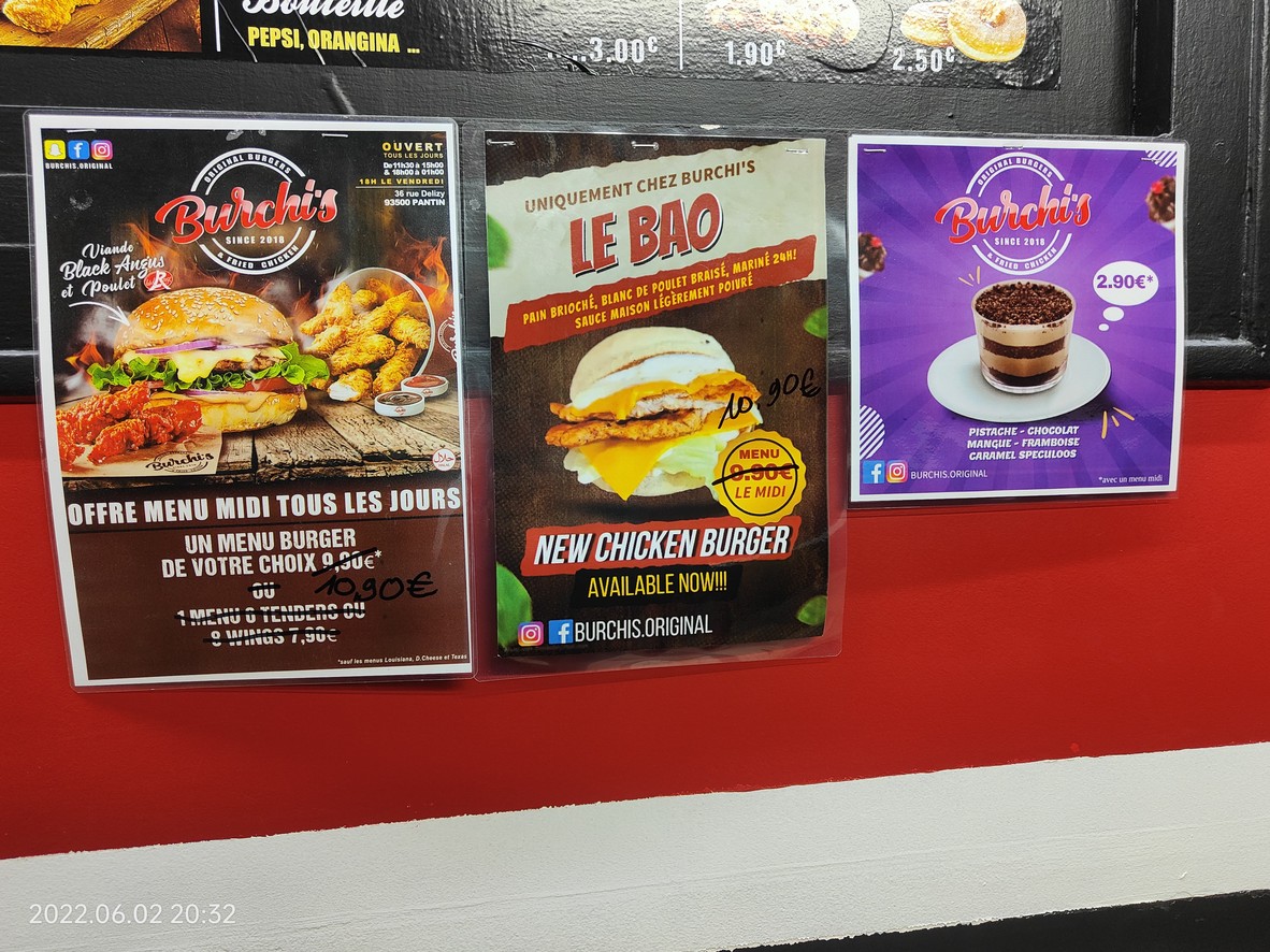 Burchi's - Original Burger & Chicken menu 3