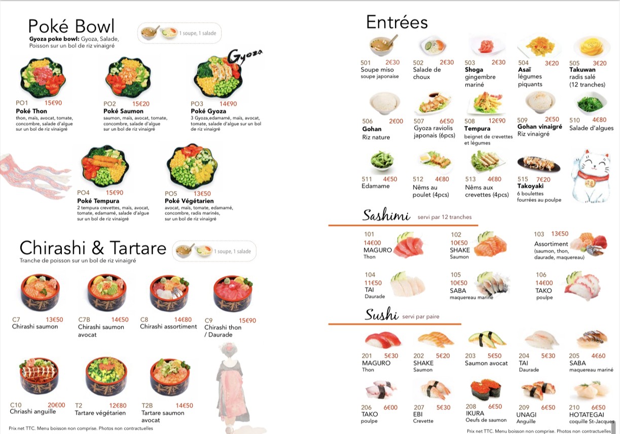 Fuwasaki menu 1