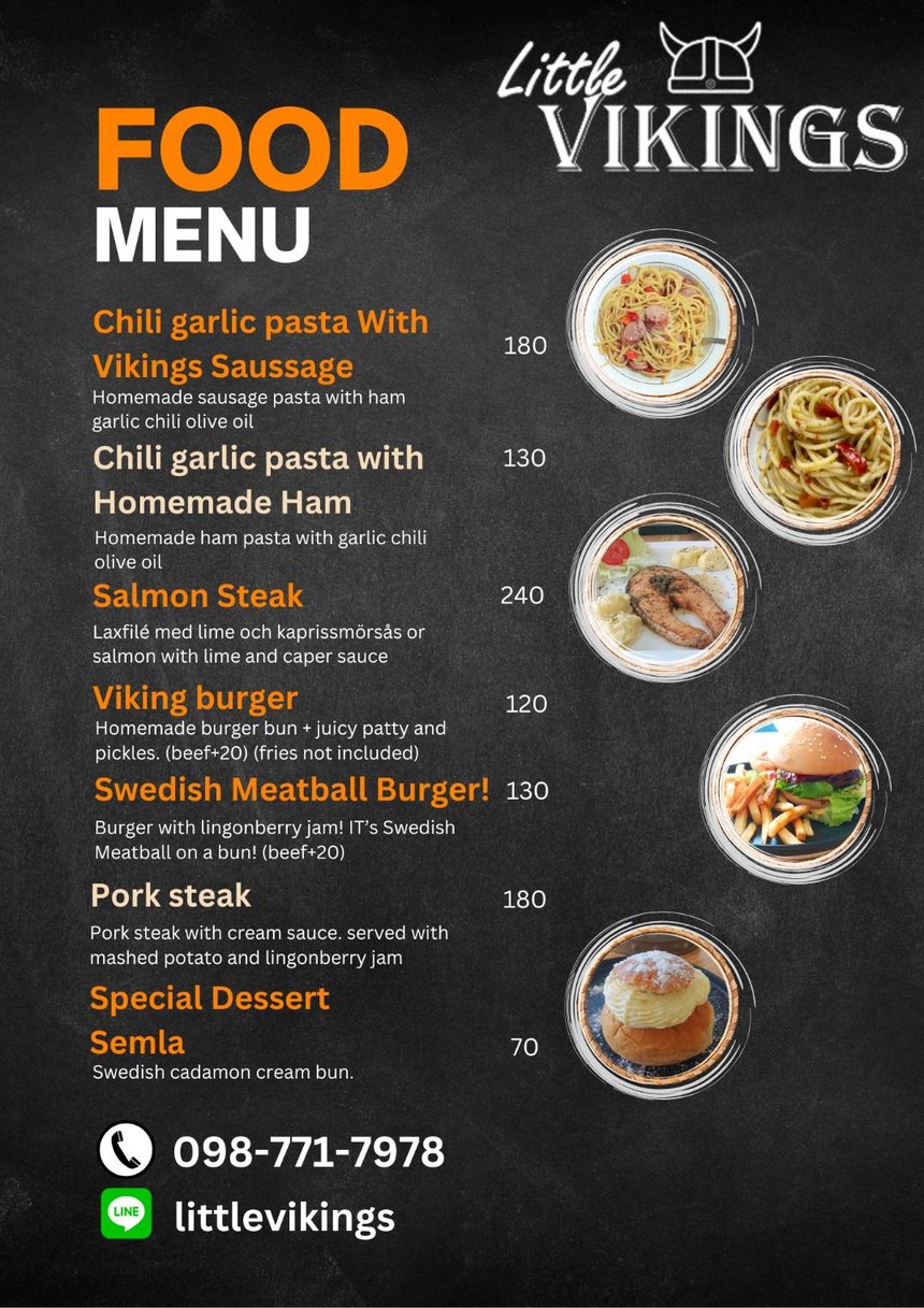 Little Vikings Cafe and Restaurant menu 4