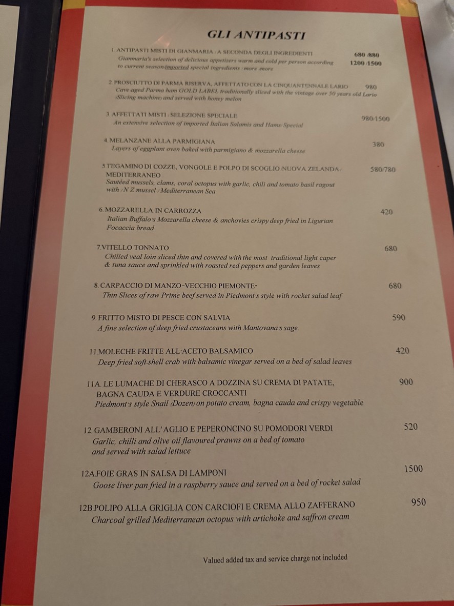 Zanotti menu 1